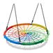 Relaxdays Vogelnestschommel, voor kinderen en volwassenen, belastbaar tot 150 kg, in hoogte verstelbaar, 100 cm, D, tuinschommel, meerkleurig