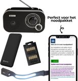 Denver Noodpakket - Noodradio - Powerbank - Hoofdlamp - 10x AA-batterijen - NDCMPKT25