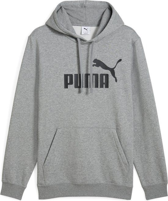 PUMA ESS No. 1 Logo Hoodie FL Heren sporttrui - Medium Gray Heather