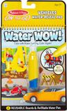 Melissa & Doug Water WOW! Waterkleurboek – Voertuigen – Herbruikbaar