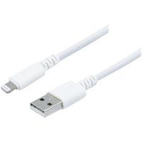 Dacomex Mobiele telefoonkabel Wit 2 m USB A Lightning