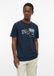 s.Oliver - Heren T-shirt met ronde hals, korte mouwen, aansluitende pasvorm, navy, maat L