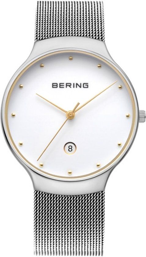 Bering 13338-001 - Horloge - RVS - Zilverkleurig - Ø 38 mm