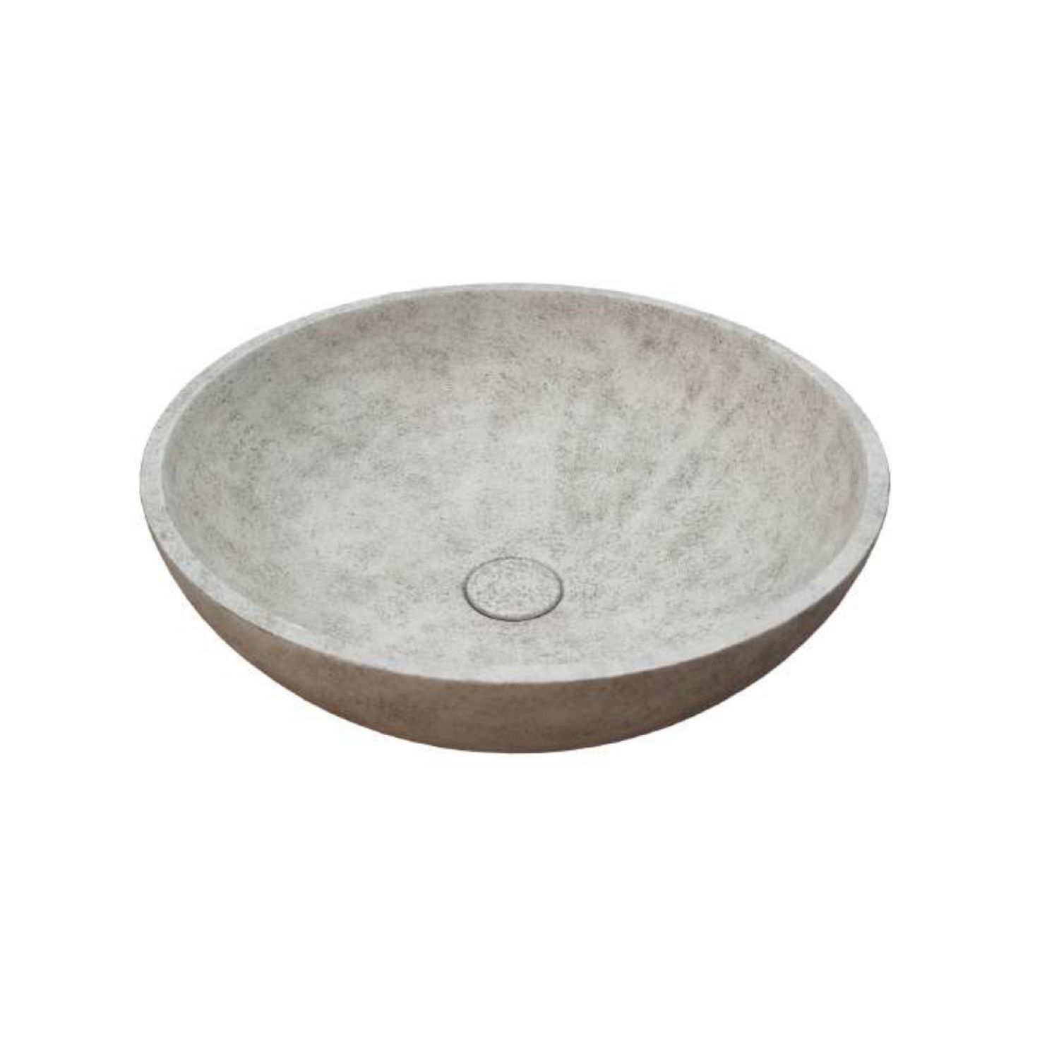 Ideavit Waskom idea.rex 44x44x14.5 cm rond beton grijs/bruin