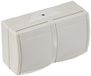 Busch-Jaeger ABB 2CKA002084A0723 Geaard stopcontact Aanraakbeveiliging IP44 Wit, Zuiver wit (RAL 9010)