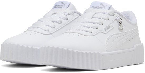 PUMA Carina 30 Charm PS Lage sneakers Vrouwen PUMA White-PUMA Silver Synthetisch Rubber