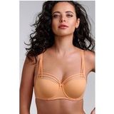 Marlies Dekkers Dame De Paris Apricot And Gold Balcony Bra Taille: 70B
