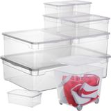Rotho opbergbox CLEAR 30 liter Transparant Kunststof