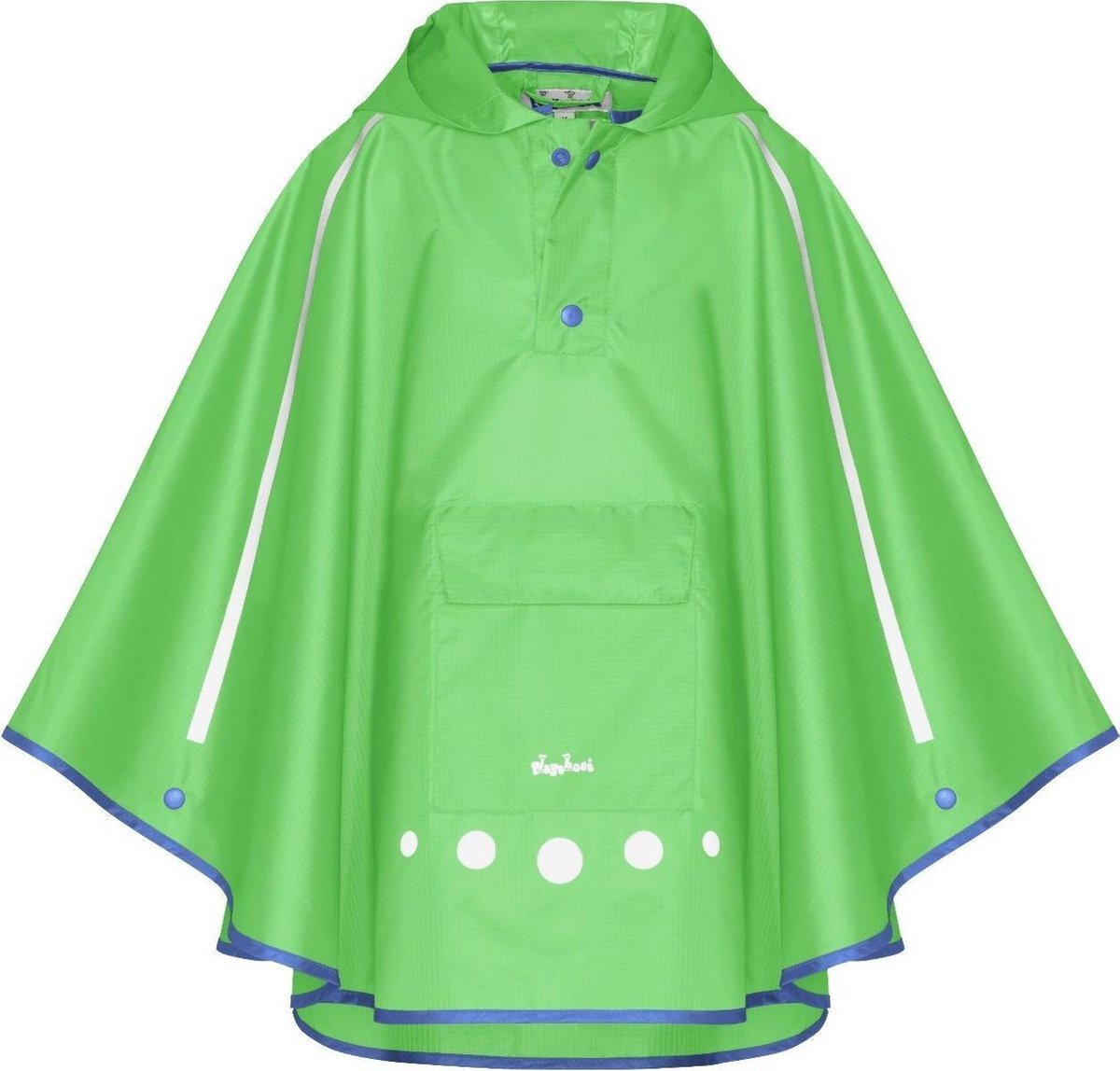 Playshoes regenponcho opvouwbaar groen junior