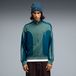 PUMA T7 Love Of The Cat Relaxed trainingsjack voor heren L, Midnight Petrol Herb Garden Blue Green