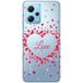 Xiaomi Bedrukt siliconen hoesje compatibel met Xiaomi Redmi Note 12 5G, Xiaomi Poco X5 Confettis de Coeurs Love