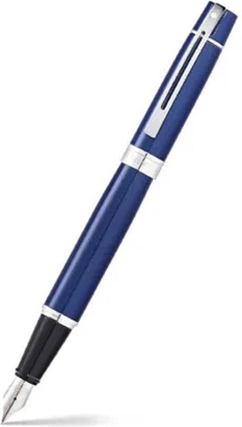 Sheaffer 300 E9341 Vulpen - M - Glossy Blue Chrome Plated