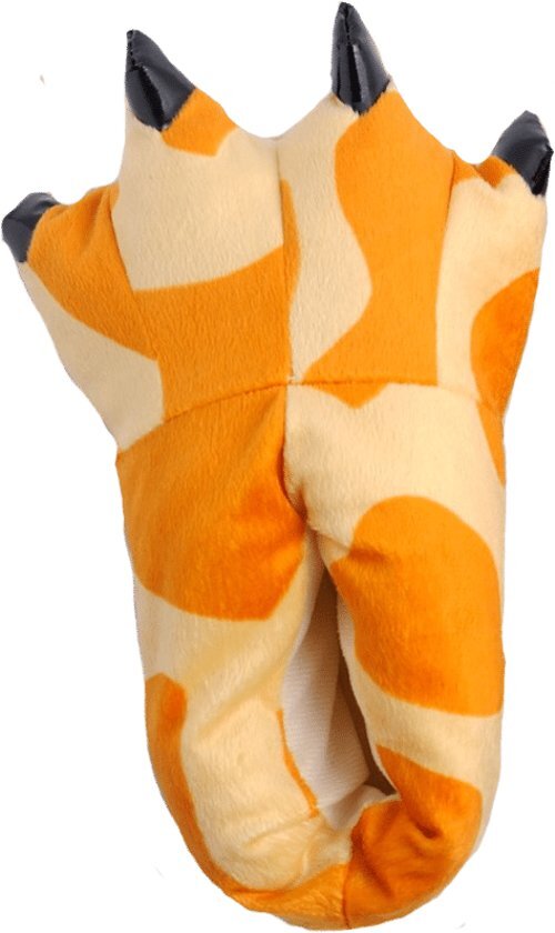 Student Onesie Dino Sloffen Giraffe - Maat 33-37 oranje