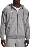 Under Armour UA Rival Fleece FZ Hoodie Heren Vest - Grijs - Maat XL