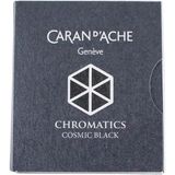 Caran D'Ache 8021-009 inktpatronen, kosmisch zwart, 6 stuks