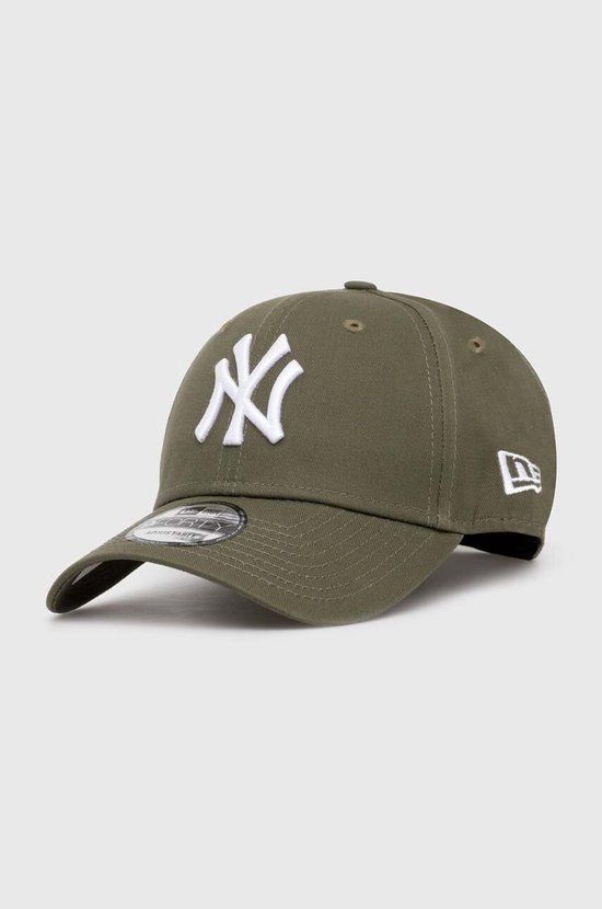 New Era 9forty Basic Adjustable Groen Linnen Unisex Baseball Cap