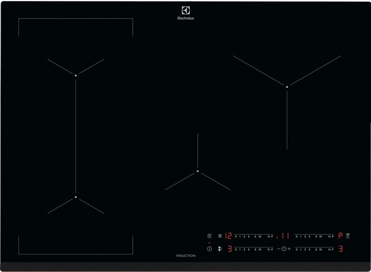 Electrolux EIV734 - 68cm Black Induction Cooktop with 4 Zones