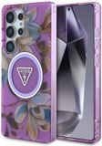Guess Glitter Flowers Hoesje Voor Samsung Galaxy S25 Ultra Z, Geschikt Voor Magsafe