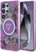 Guess Glitter Flowers Hoesje Voor Samsung Galaxy S25 Ultra Z, Geschikt Voor Magsafe
