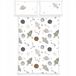 Herding Babybest Housse de couette en flanelle Enfants 100x135cm Espace Blanc Multi