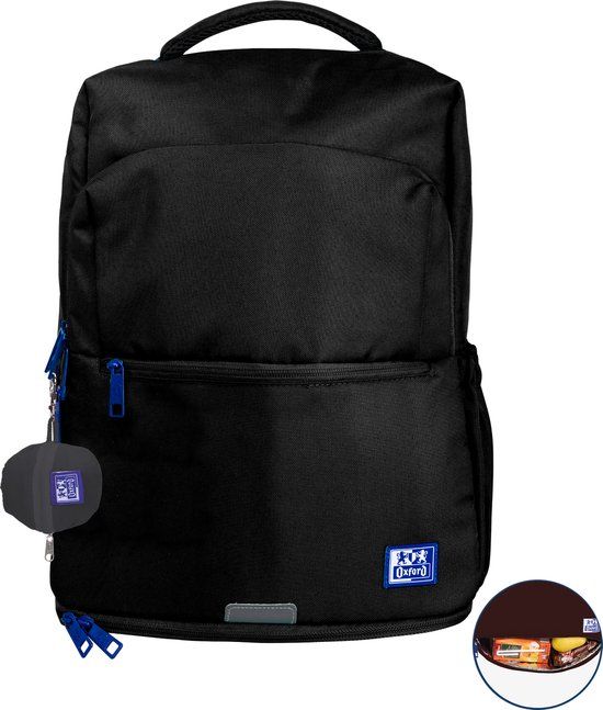 Oxford B-Out Schoolrugzak - Zwart - 17 inch - 42 cm