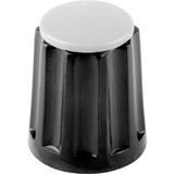 Mentor 330.3 Draaiknop Zwart (Ø x h) 11.8 mm x 13 mm 1 stuk(s)