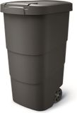 Prosperplast Wheeler 110L Afvalbak met Wielen - Zwart