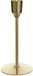 Merkloos Kandelaar messing d7h15.5 cm goud