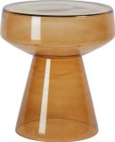 Light & Living Bijzettafel Dakwa - Geel - Ø37cm - Modern