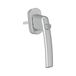 MACO raamgreep Tresor - vergrendelknop, zilver gelakt, 224258, 1 stuks