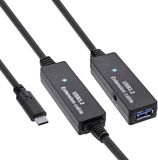 InLine USB-C - USB-A actieve verlengkabel | USB3.0 5 Gbps | 10 meter