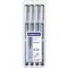 STAEDTLER Pigment Liner 308 Fineliner – zwart, box van 4, 0,1–0,7 mm