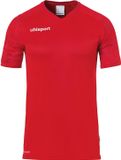 Uhlsport Goal 25 Shirt Korte Mouw Heren - Rood / Wit | Maat: 3XL