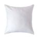 Homescapes Taie d'oreiller à rayures satinées en coton 60x60 cm – Blanc – 100% Coton Égyptien – Densité de fils 330
