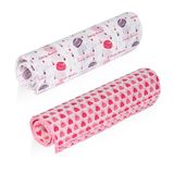 Merkloos / Sans marque Dailygoods Bakpapier 100 Vellen - Oliebestendig - Waterdicht - Voedselverpakking - Macaron/Hartvormig - 25 x 21,5 cm