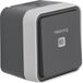 Hager Interrupteur va-et-vient en saillie WNC016 avec inscription "Verwarming W.1", IP55, gris