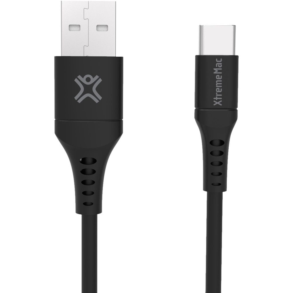 XtremeMac USB A naar USB C Kabel 1m Zwart