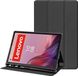 Selected by GSMpunt.nl Lenovo Tab M9 Hoes Luxe Tri-Fold Book Case Kunst Leer Zwart