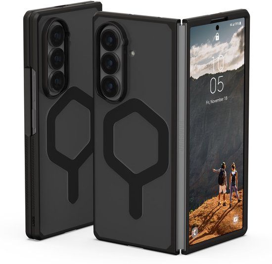Urban Armor Gear UAG [U] Mouve Backcover geschikt voor MagSafe geschikt voor Samsung Galaxy Z Fold 7 - Ash