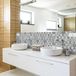 6 stuks zelfklevende randen tegels | stickers randen cementtegels - wandmozaïek badkamer keuken | randen cementtegels muurstickers - 6 stuks 20 x 120 cm