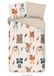 Muller Textiles Good Morning dekbedovertrek dieren - 1 persoons 140x200/220 cm - Multi - 100% Katoen renforcé