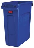 Rubbermaid 1971257 Vuilnisbak - 60 Liter - Rechthoek - Blauw