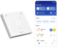 Netatmo Thermostat Intelligent ORIGINAL – Thermostat Connecté Sans Fil – Contrôle par Application, Économie d'Énergie et Aperçu de la Consommation – Compatible Matter – Fonctionne avec Apple Home, Google Home, Alexa et SmartThings – Blanc