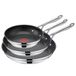 Tefal Jamie Oliver Cook Smart Frying Pan Set - 20/24/28cm - Stainless Steel