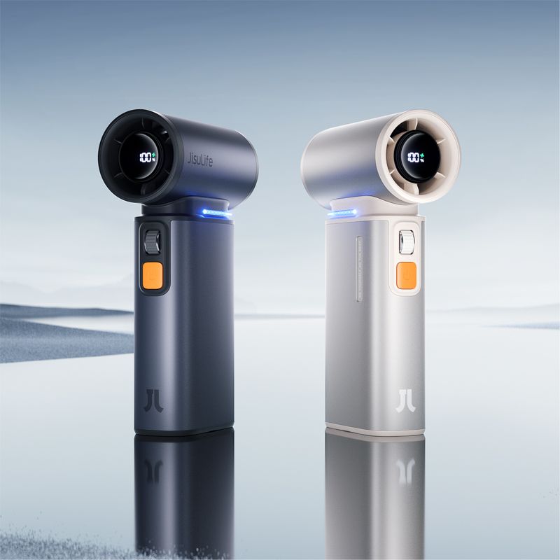 JISULIFE Draagbare Turbo Handventilator - 100 Snelheden - 9000mAh Oplaadbaar