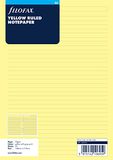 Filofax 343010 notitiepapier A5, gelinieerd, geel