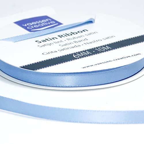 Vaessen Creative Satijnlint 6mmx10m Licht Blauw