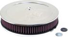 K&N luchtfilter rond - 67mm aansluiting, 279mm diameter, 79mm hoogte (60-1130)