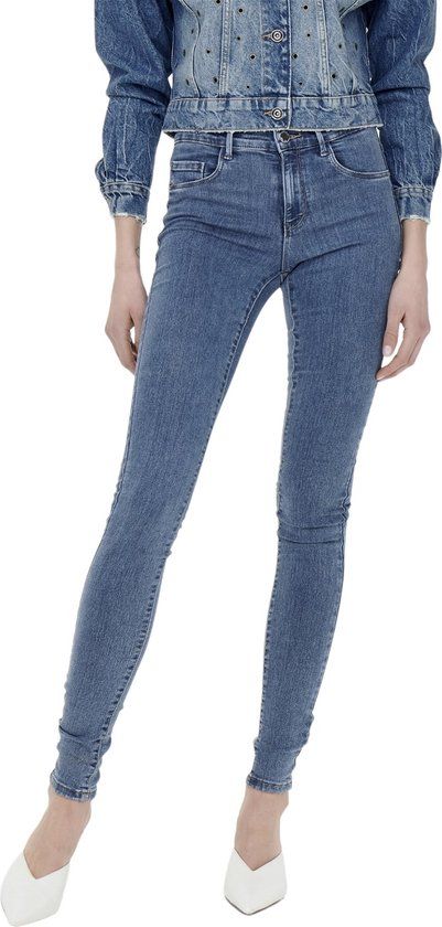 ONLY RAIN Skinny Jeans Women Blauw XL L30