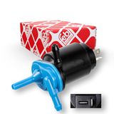 febi bilstein 14368 Waswaterpomp voor ruiten- en koplampreinigingsinstallatie, 1 stuk